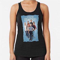 Young Sheldon Racerback Tank Top