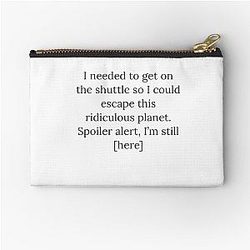 Young Sheldon said Zipper Pouch