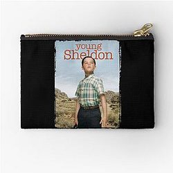 Young Sheldon Zipper Pouch