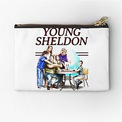 Young Sheldon Zipper Pouch