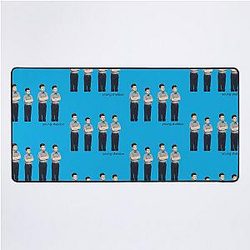 Young Sheldon Blue Desk Mat