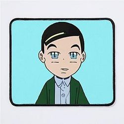 Young Sheldon in Anime Style Mouse Pad