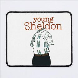 Young Sheldon Fan Art Mouse Pad