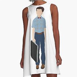 Young Sheldon Fan Art  A-Line Dress First Day of School Suitcase