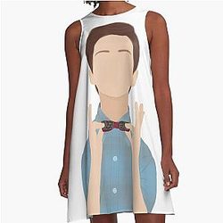Young Sheldon Fan Art A line Dress