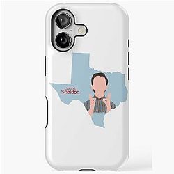 Young Sheldon Texas iPhone Case