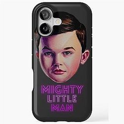 Young Sheldon - Mighty Man - Watercolor Painting iPhone Case