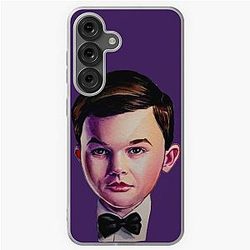 Young Sheldon with watercolor painting Samsung Galaxy case