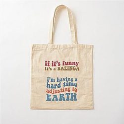 Young Sheldon funny quotes sticker pack Cotton Tote Bag