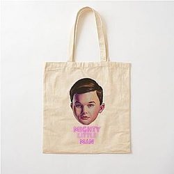 Young Sheldon - Mighty Little Man Watercolor Painting Cotton Tote Bag