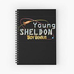 Young Sheldon Boy Genius Notebook