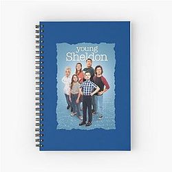 Young Sheldon Spiral Notebook