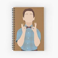Young Sheldon Spiral Notebook