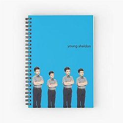 Young Sheldon Blue Notebook