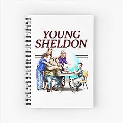 Young Sheldon Spiral Notebook