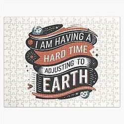 I am Having a Hard Time Adjusting to Earth, Young Sheldon, Sheldon Cooper Jigsaw Puzzle