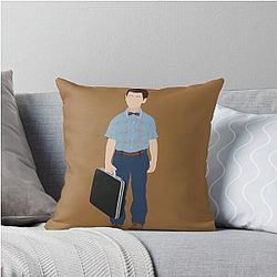 Young Sheldon Fan Art First Day of School Throw Pillow
