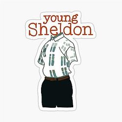 Young Sheldon Fan Sticker