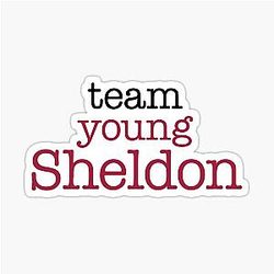Team Young Sheldon Sticker