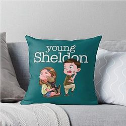 Young Sheldon Throw Pillow