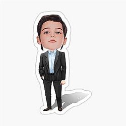 Young Sheldon Funny Sticker
