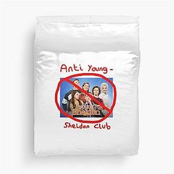 Anti Young Sheldon Club - Sheldon Duvet Cover