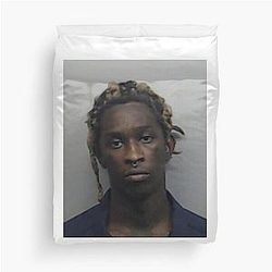 Young Thug Mugshot Bedding Cover