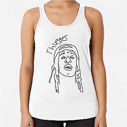 Young Thug Old English Racerback Tank Top