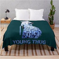 Young Thug Album Cover Throw Blanket