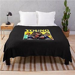 Young Thug T-Shirts Throw Blanket