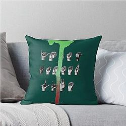 Young Thug Slime Language Throw Pillow