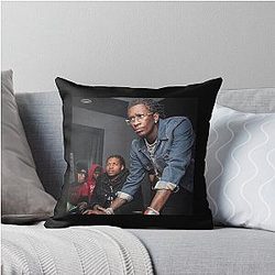Young Thug Computer Throw Pillow