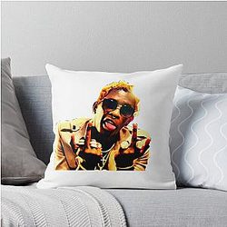 Young Thug Halftime Throw Pillow