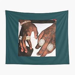Young Thug Old English Tapestry
