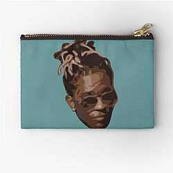 Young Thug Minimal Face Zipper Pouch