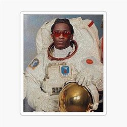 Young Thug Astronaut Sticker