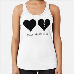Yungblud Black Hearts Club Racerback Tank Top