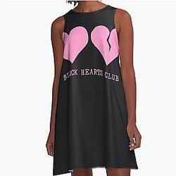 Best Yungblud A-Line Dress Black Hearts Club Merchandise