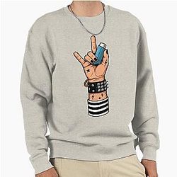 Yungblud Inhaler funny asthma I'm going through changes rock music viral TikTok song Pullover Sweatshirt