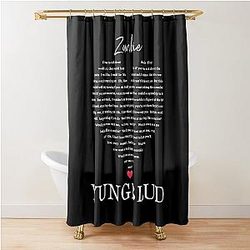 Yungblud Zombie World Tour Fan Art Shower Curtain