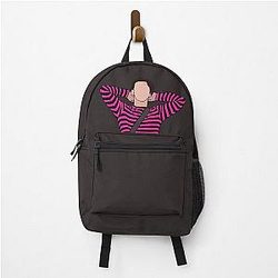 Yungblud Pink Striped Backpack