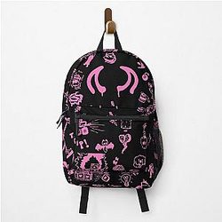 Yung Blud Drawings Tattoo Sheet (Pink) Backpack