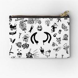Yungblud Drawings Tattoo Sketchbook Zipper Pouch