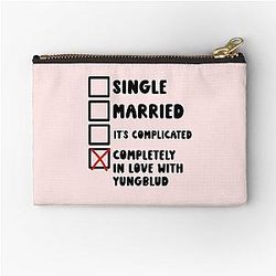 In love with Yungblud I'm going through changes Yungblud music rock viral TikTok Zipper Pouch