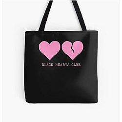 Best seller Yungblud Black Hearts Club Merchaandise All Over Print Tote Bag