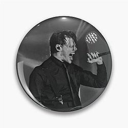 Yungblud B&W Pin