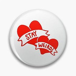 Yungblud Red Hearts Pin
