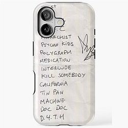 Original Signed YUNGBLUD tour setlist iPhone Tough Case
