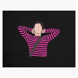 Yungblud Pink Stripe Jigsaw Puzzle
