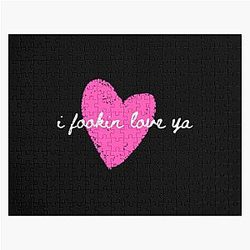 YUNGBLUD Inspired - I Love You Design Jigsaw Puzzle